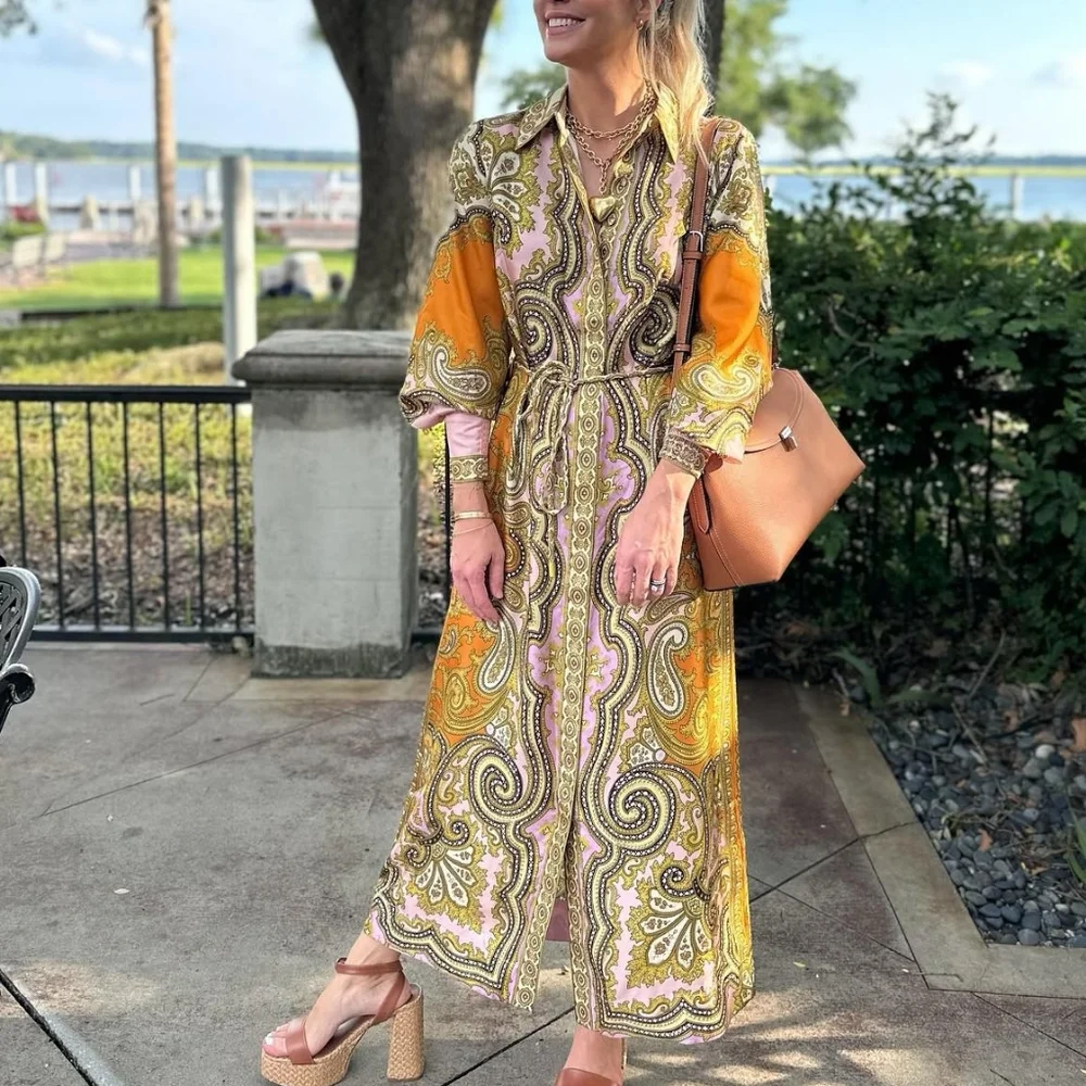Alemais Clemenza Silk Shirtdress - Mult - Picture 9 of 16